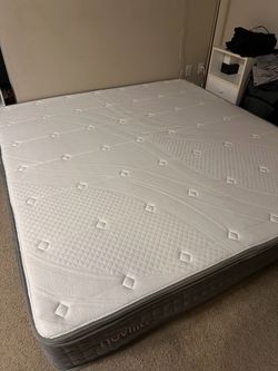 Novella king sized mattress lightly used