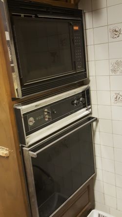 Microwave and oven
