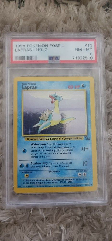 PSA 8 Lapras 