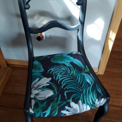1940s Vintage Rose Back Chair