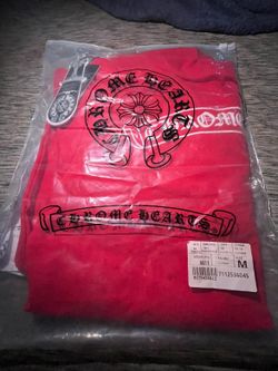 Chrome Hearts Red Graphic T-Shirt Size M