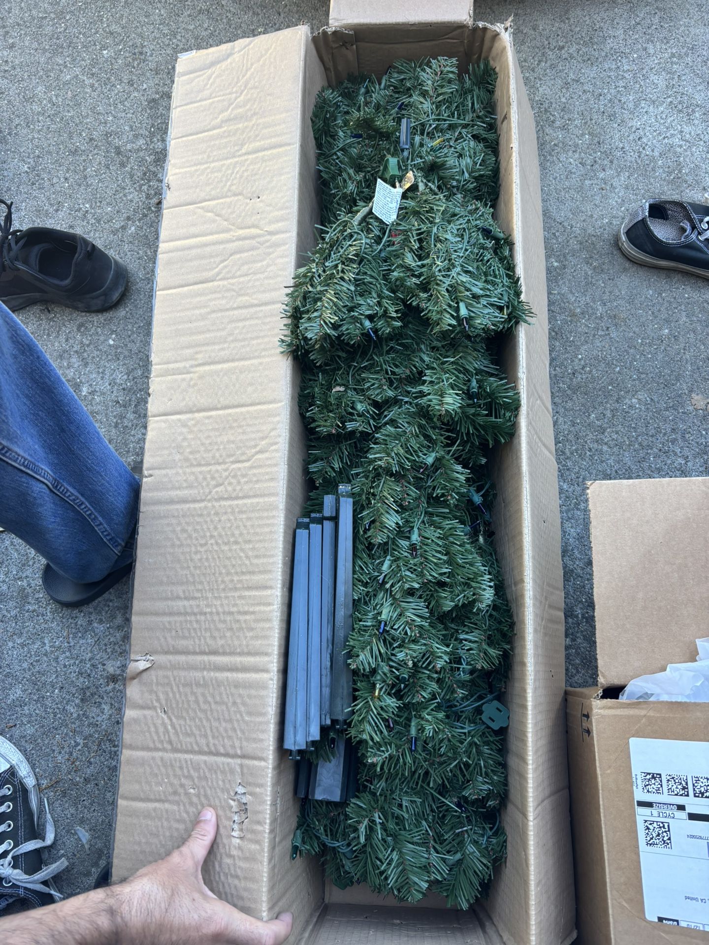 Six Foot Lighted Christmas Tree