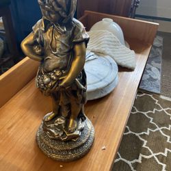  Statue Birdbath Or For Sundial 