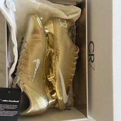 Nike Mercurial Superfly 1 RGN CR7 Metallic Gold Star 8.5