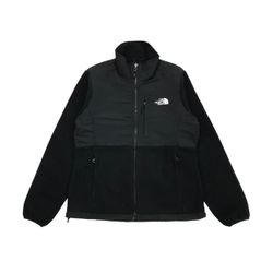 THE NORTH FACE DENALI JACKET MEDIUM M WOMENS BLACK FLEECE SWEATER TNF FULL ZIP