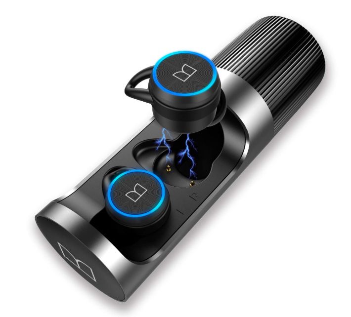 Brand New in Box Monster True Wireless Bluetooth Earbuds, Bluetooth 5.0 In-Ear Headphones with Charging Case, TWS Stereo Earphones Deep Bass Sound, I