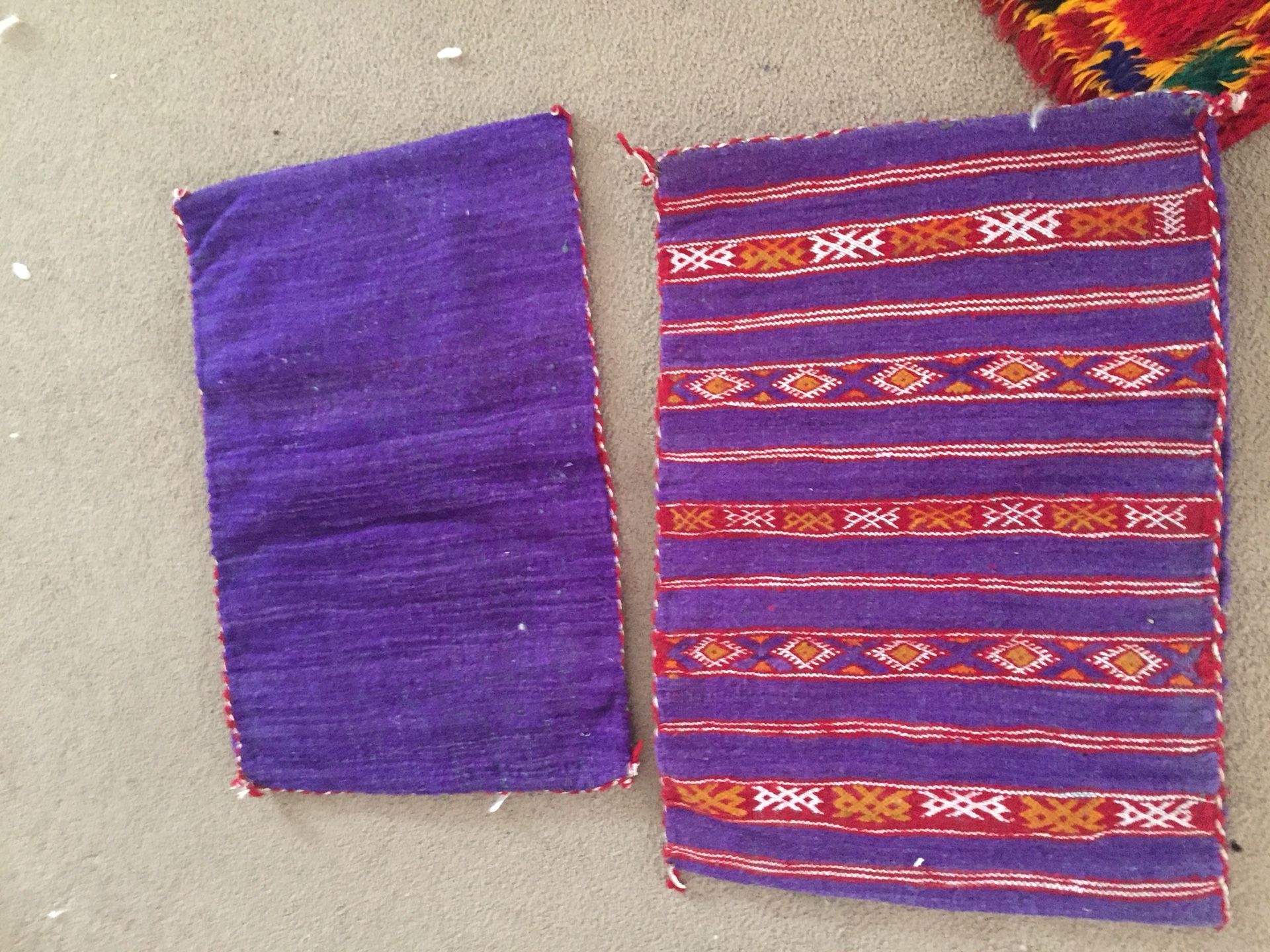 Moroccan Bedouin Arabian kilim pillow case xl 27”x19”