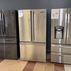 On Sale Now‼️VIKING STAINLESS STEEL FRENCH DOOR REFRIGERATOR‼️‼️