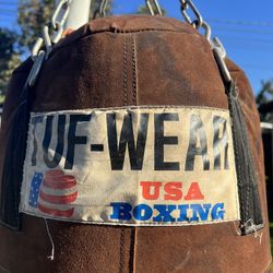 USA Boxing Heavy Leather Bag 