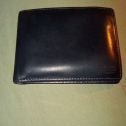 Men's Black Leather Wallet 