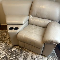 Leather Couch Section