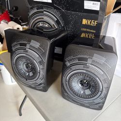 KEF LS50 Wireless II Wireless Speakers - Nocturne edition