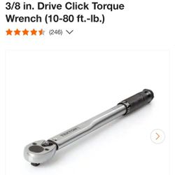 Tekton 3/8" Drive Click Torque Wrench Brand New (Price Is Firm)