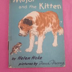 Vintage Old 1st Edition 1941 MAJOR And The KITTEN HC Book