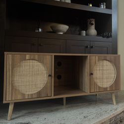 Rattan TV Stand 