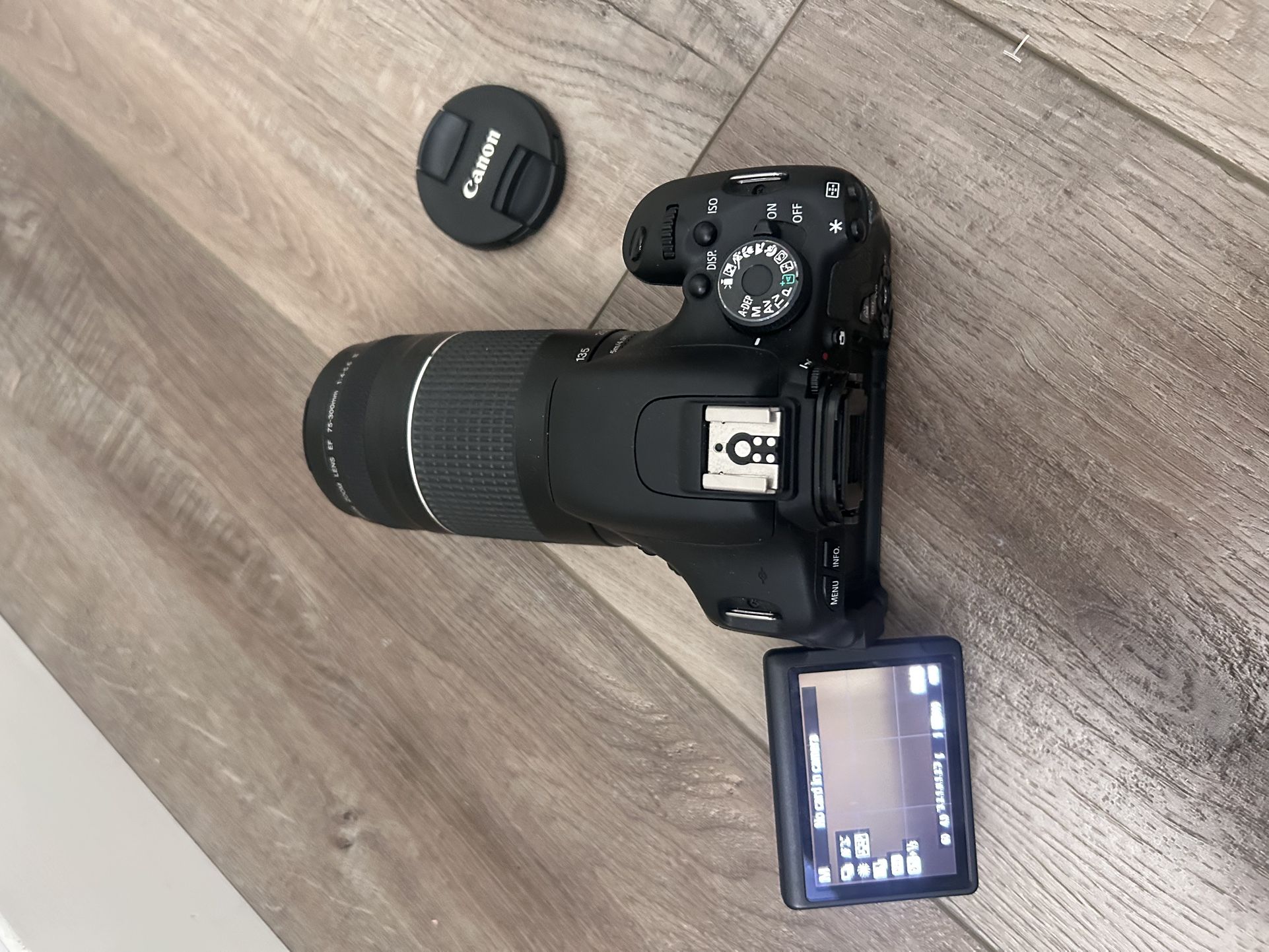 Canon Rebel T3i With 70-300 f4-5.6