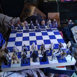 Star Wars Chess ♟️ Pieces 32 Board Not Included $200
