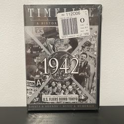 Timeline 1942 DVD Movie NEW SEALED Historical Series Sites Sounds Music WWII