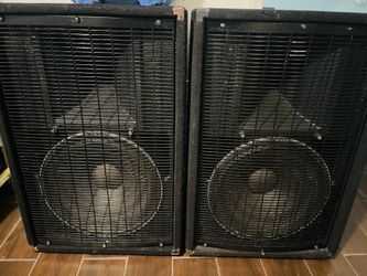 15 inch mains set of 2 Ev 750watts Rms Each