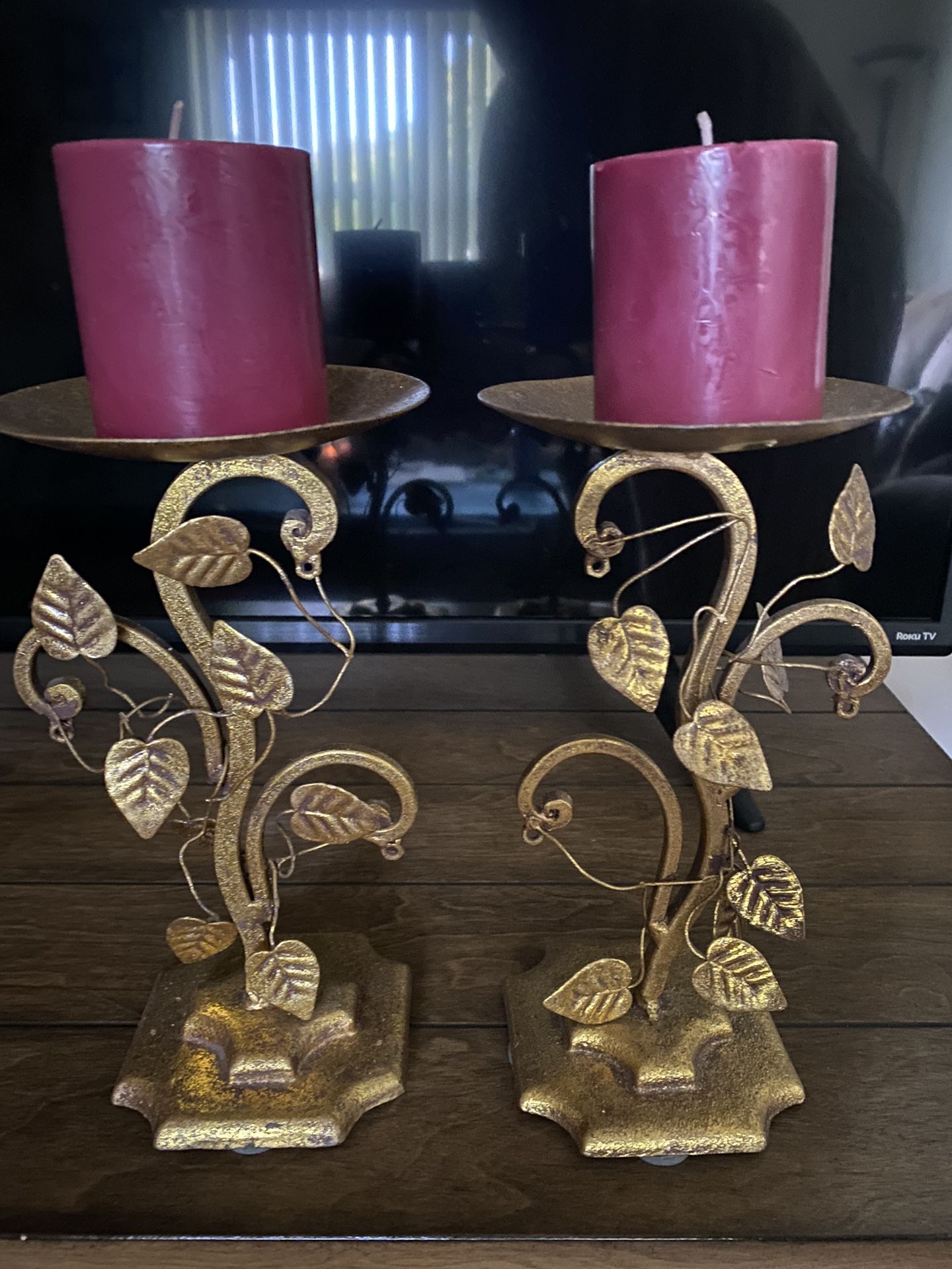 Gold Candle Holders