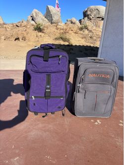 Small carry on luggage suitcase