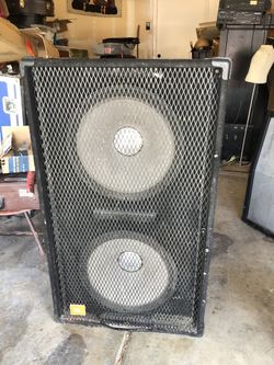 TWO JBL 15 INCH AND CAB