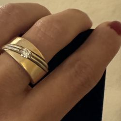 18K Gold Diamond Ring