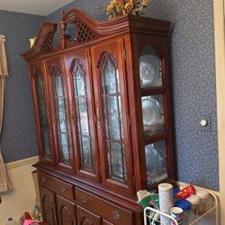 Vintage China Cabinet 