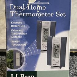 L.L. Bean Dual Home Thermometer Set 