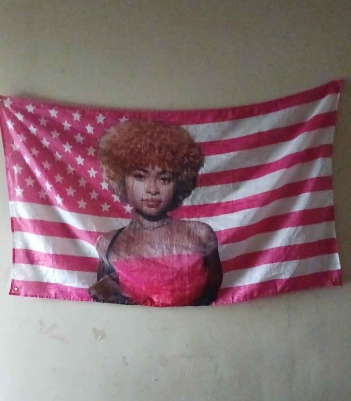 Pink Ice spice flag