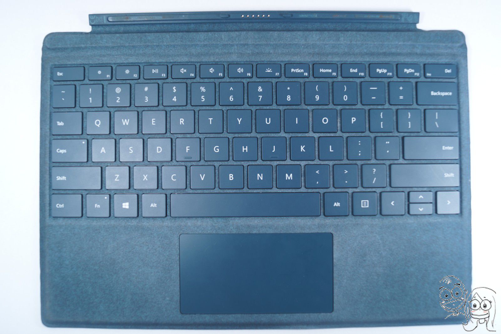 Microsoft Surface Pro Signature Alcantara Type Cover (Cobalt Blue) #2