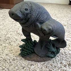 Ceramic Manatee Figurine