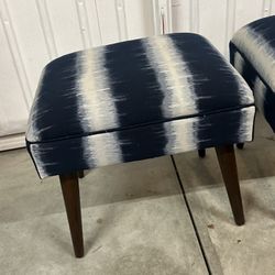 Pair Of Ottomans 