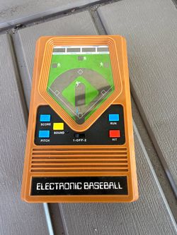 Mattel Basic Fun Electronic Baseball Handheld Game – Retro Classic