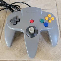 N64 Controller - Grey Gray - Nintendo 64 Joystick