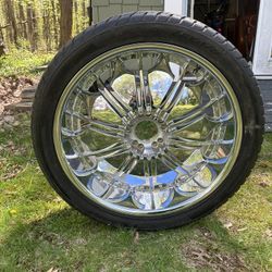 !!! 24 INCH WHEELS & Tires LIKE BRAND NEW!!!