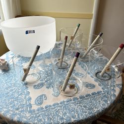 Clear Crystal Quartz Singing Bowls Set 