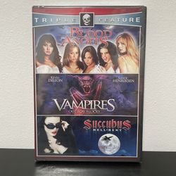 Vampires / Blood Angels / Succubus DVD NEW SEALED Horror Triple Feature 2011