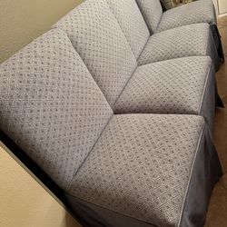 Dining Chairs with removable rollers.