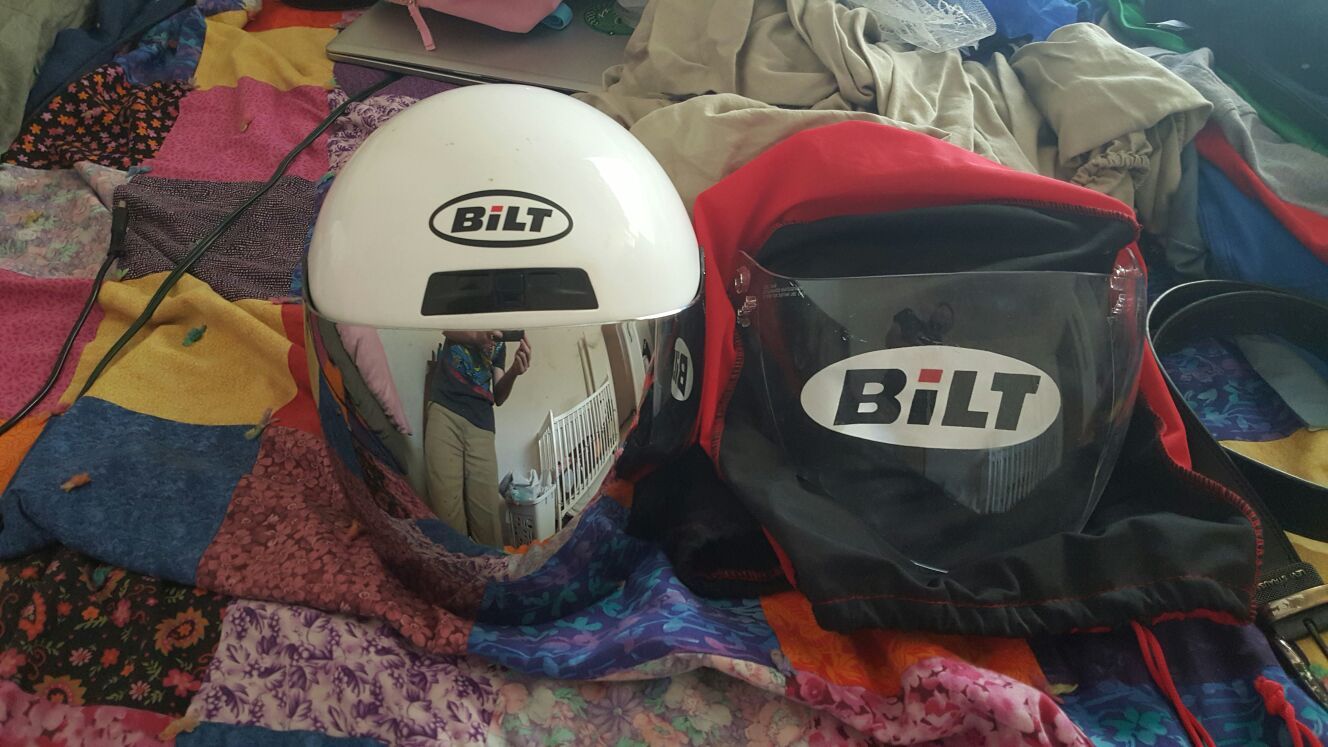 Bilt half face helmet