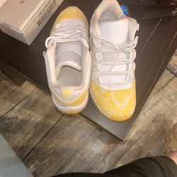 Jordan 11’a Limited Edition Yellow Snakeskin