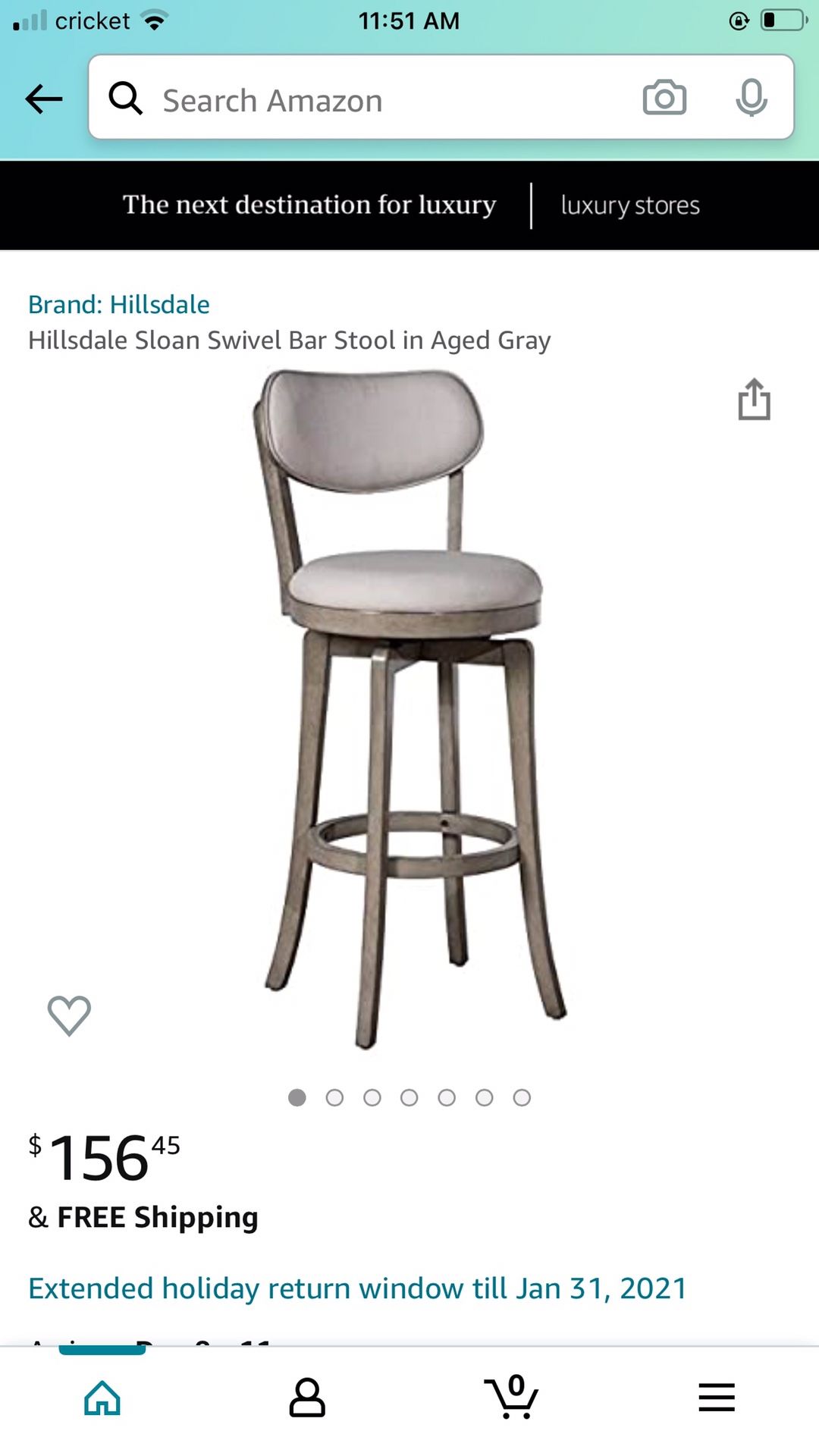Bar Stool Swivel Chair