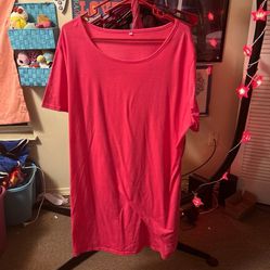 XL pink dress