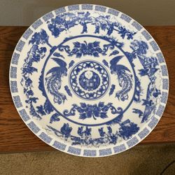Vintage Chinese Tatung Porcelain Platter 14.25”