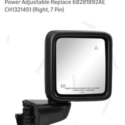 Jeep Mirror Heated Blind Spot