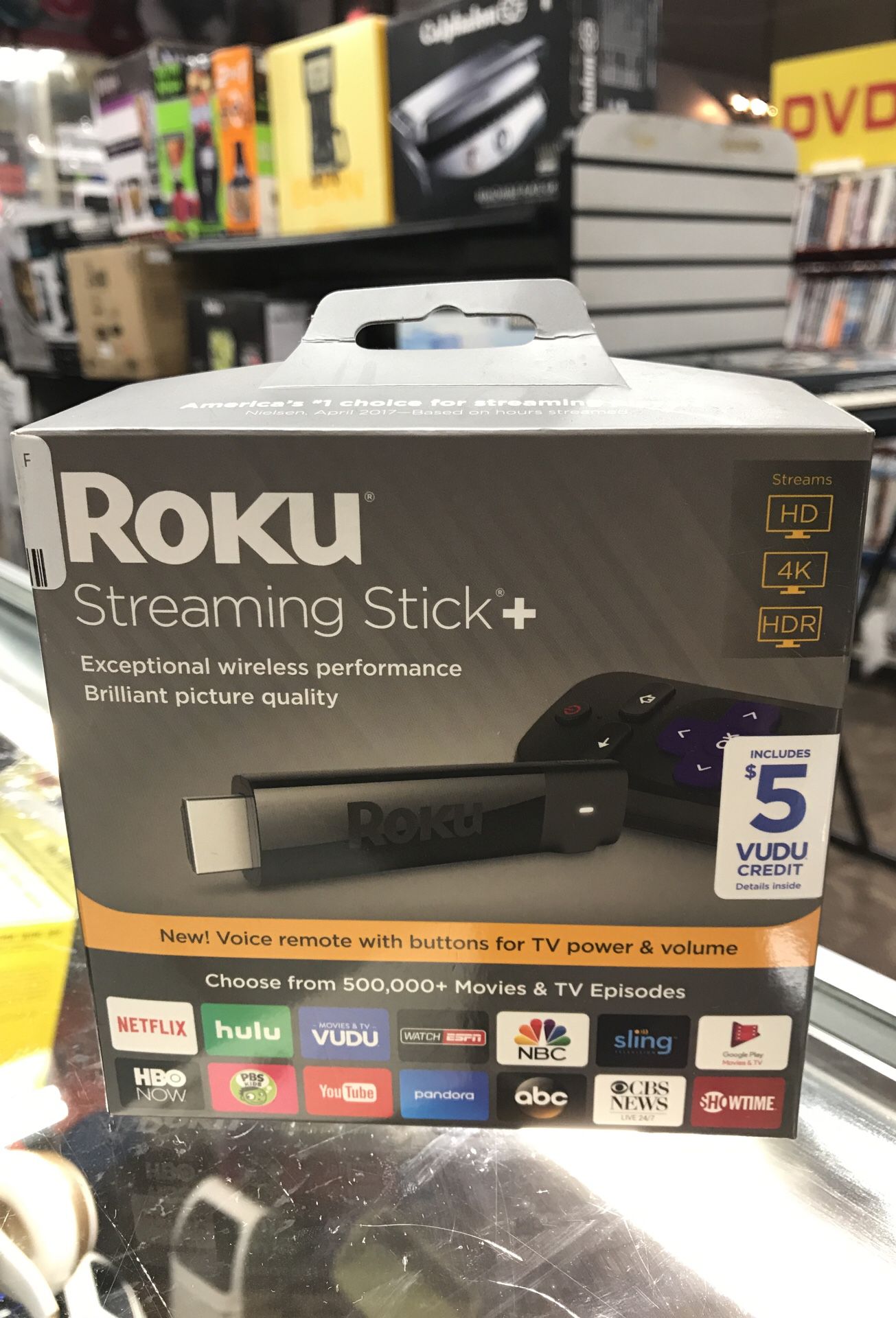 Roku Stick plus Streaming Player Brand New In Box !!!