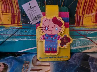 HHN Hello Kitty Chucky Card Wallet Halloween Horror Nights Universal Studios