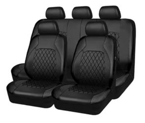 Black full set car seat covers new universal new