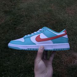 Miami Dolphins Dunk Lows Size 9M
