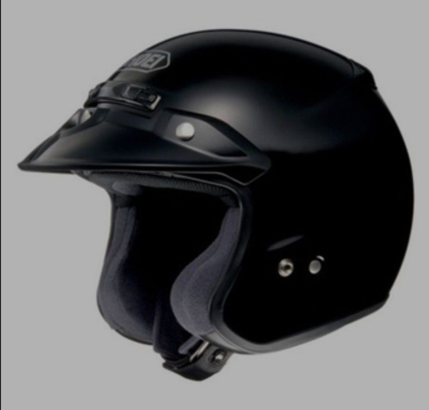 Shoei RJ Platinum-R 3/4 face helmet.